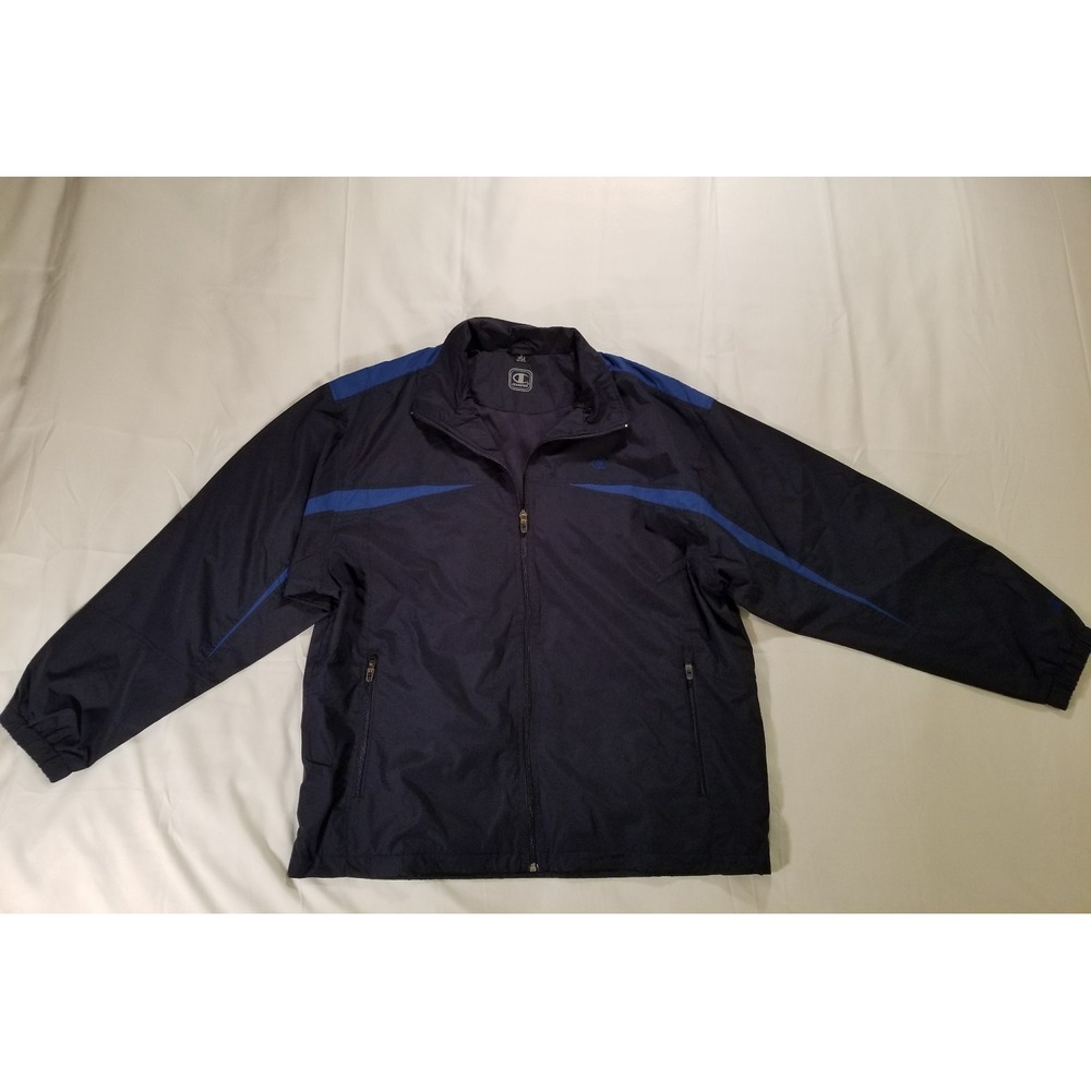 Champion Zip Up Jacket Men's Large Black